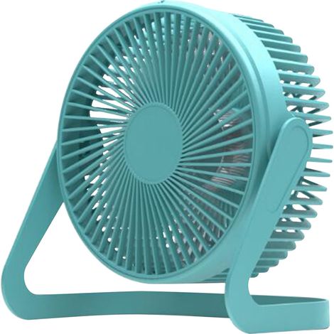 Ventilateur De Bureau Usb - 12,7 Cm - Silencieux - Alimenté Par Port Usb - Pour Bureau Maison Et Bureau À Domicile - 1 Unité (1/2)