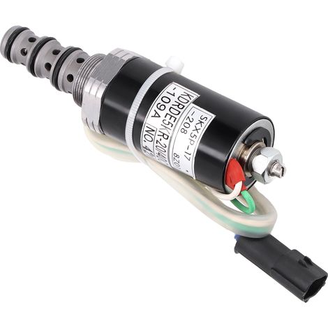 Drehmagnetventil aus Edelstahl für Hydraulikpumpen, kompatibel mit Kobelco SK200-6E und SK200-3 (1/5)