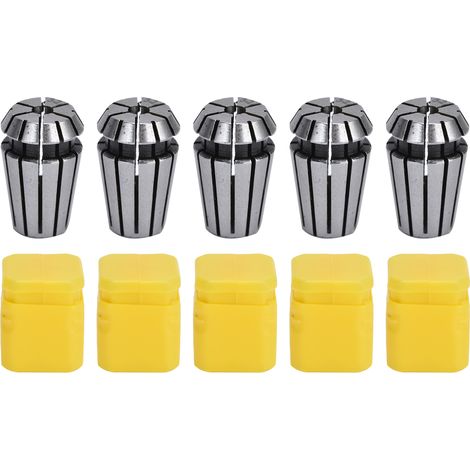 Jeu de 5 pinces à ressort ER11 de haute précision pour machines de gravure CNC et tours (3 mm). (1/5)