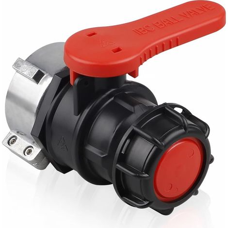 Adaptateur Réservoir IBC, Vanne Cuve Vanne pour Cuve IBC, Adaptateur IBC pour Réservoir, Robinet Cuve IBC DN50 (75 mm) 1 Pièces (1/5)