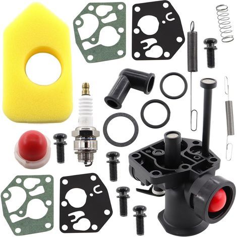 Carburateur pour tondeuse à gazon 4 temps Toro 16410 20180 20181 20431 (498809, 494775, 9B900, 9C900, 9D900, 9G900, 9H900) (1/4)