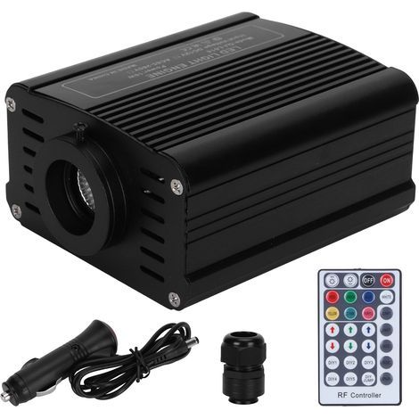 Source lumineuse à fibre optique 16W RGBW plafond avec télécommande 12V (1/5)