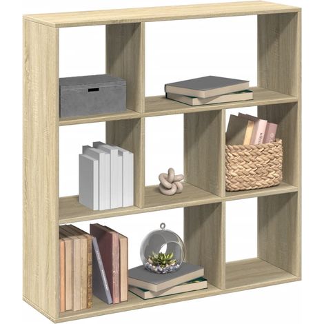 vidaXL Raumteiler Regal Eiche Sonoma 102x29x103,5 cm (1/5)