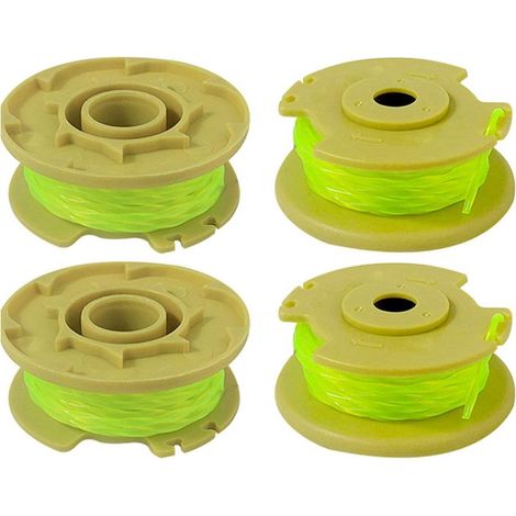 Cordon de rechange 4 pièces pour tête de coupe-bordures à bobine RYOBI AC80RL3 (1/4)
