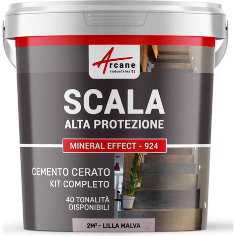 Cemento Cerato Scale - Kit Completo - 2 m² (in 2 strati) Lilla Malva - ARCANE INDUSTRIES (1/5)