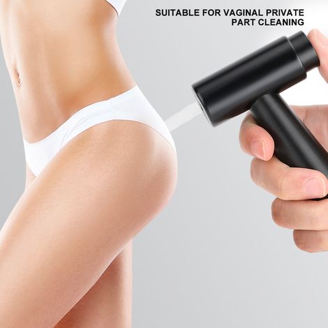 Douchette intime en aluminium avec raccord G1/2 pour hygiène féminine et nettoyage