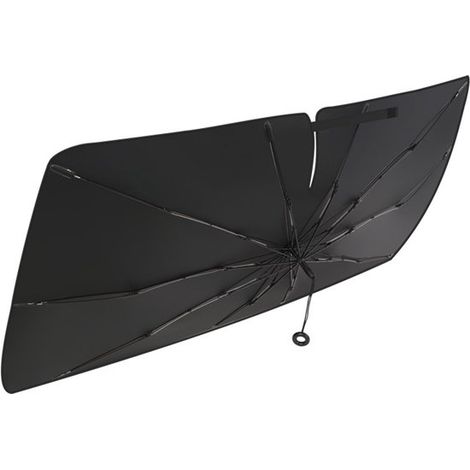 Pare-soleil de voiture rotatif à 360° - Pare-soleil pliable pour pare-brise - Pare-soleil universel pour SUV et camions - Protection solaire avec sac de rangement - Noir (1/5)