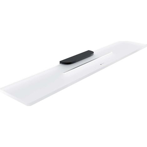 Nimco Nikau - Mensola, lunghezza 60 cm, nero opaco NKC X460-90 (1/3)