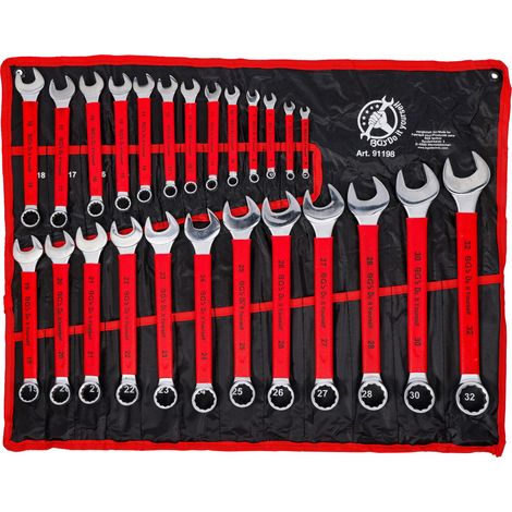 Schlüssel und Steckschlüssel bgs-diy socket wrench set rutschfester Griff verchromte Köpfe
