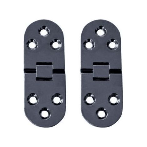 2 Pièces Charnières de Table Pliantes Plat Porte Cabinet Pliable Charnières Alliage Zinc Charniere Porte Placard,Round Edge Charnières pour Porte de Meuble avec vis,pour Table,Meubles Bureau