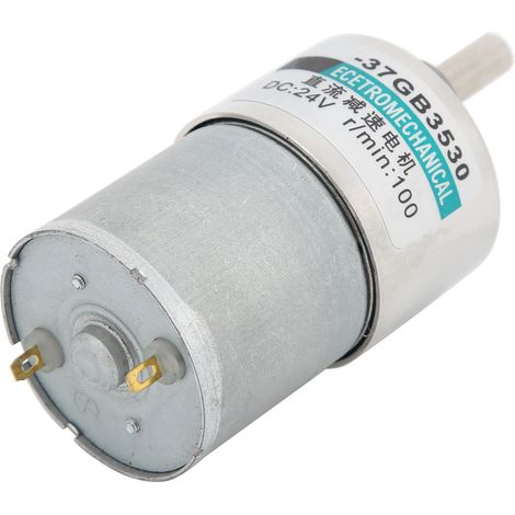 Drehmomentstarker, langsam laufender Gleichstrom-Getriebemotor, 24 V Permanentmagnet XD37GB3530, Reglerhalterung (100 U/min) (1/5)