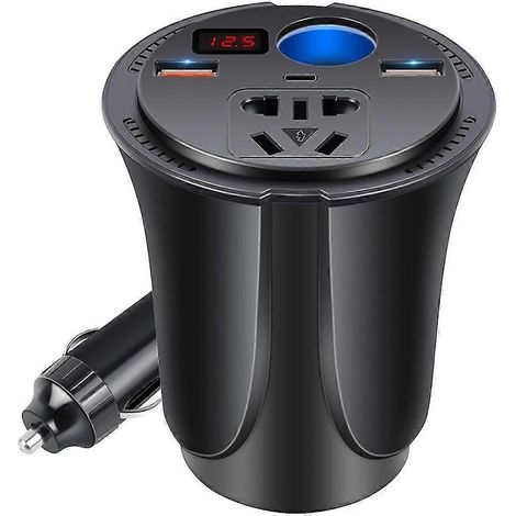 Onduleur de voiture 12v à Ac Char Qc3.0 20w Pd, adaptateur de convertisseur de Charr de voiture (1/5)