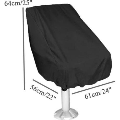 Housses siège bateau - - Lot de 2 étanches extérieur ponton capitaine (1/4)