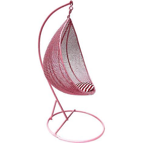 fauteuil suspendu en forme de goutte d'eau, balançoire, jouet, mini-maison, accessoires-19.5x9.5cm-Random Color