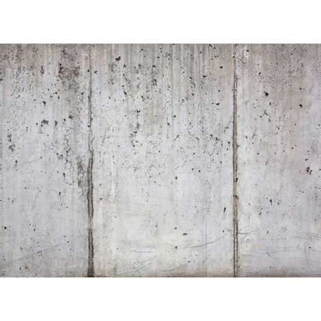 Papier peint panoramique mur en béton Tapisserie panoramique grise pour chambre Papier peint panoramique pour style industriel (1/4)