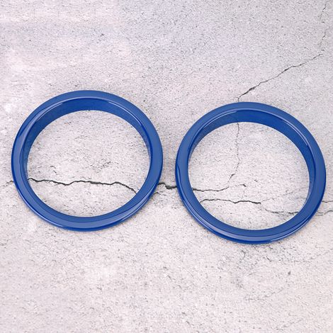 Paar äußere Blinkerringblenden passend für Jeep Wrangler 2007-2017, Blau (1/5)