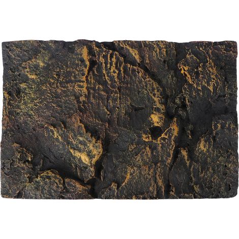 Panneau Décoratif 3D pour Terrarium Tortue en PU 1 Pièce Fond de Fond D’écran pour Aquarium à Reptiles, Effet Décoratif, Ne Se Décolore Pas (1/5)