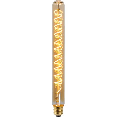 Ampoule filament - Ø 3,2 cm - LED Dim. - E27-1x4,9W 2200K - Ambre (1/5)