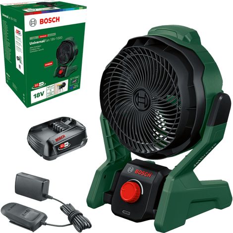 Bosch Ventilador con batería UniversalFan 18V-1000 (1x batería de 2,0 Ah, sistema de 18 V, flujo de aire: 1.000 m³/h, en caja) (1/5)