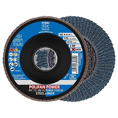 Disk Foglie X-Lock Steelox K80Sgp 115 Millimetri Pferd (1/4)