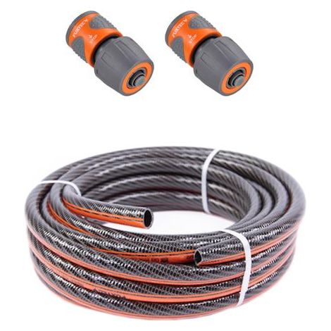 Set di tubi da giardino FUXTEC (50m) FX-WW-SET9 con 2 connettori 1/2 pollice