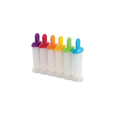 STAMPI PER GHIACCIOLI BAMBINI- - supporto cm.12x16, nr.6 stampi h cm.12 - 2 pezzi TESCOMA