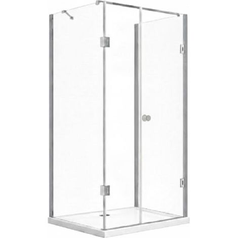Glaswerk Westfalen - Emma 90x90x90 cm U-Form Duschkabine inkl. Duschtasse