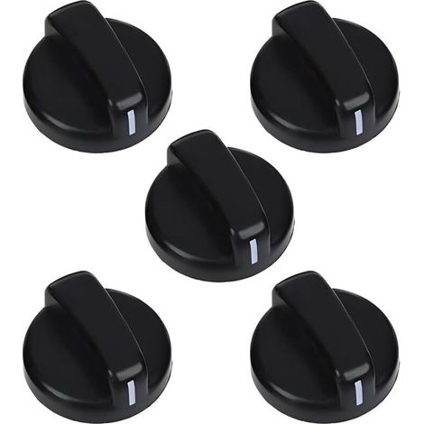 Ulisem Manopola di Controllo Universale da 5 Pezzi, Manopola per Fornello, Manopole per Fornello a Gas, Manopola per Fornello a Gas, Accessori di Ricambio per Fornello a Gas, Forno a Gas