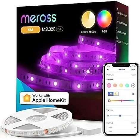 Meross Cinta LED Conectada Multicolor 5 metros