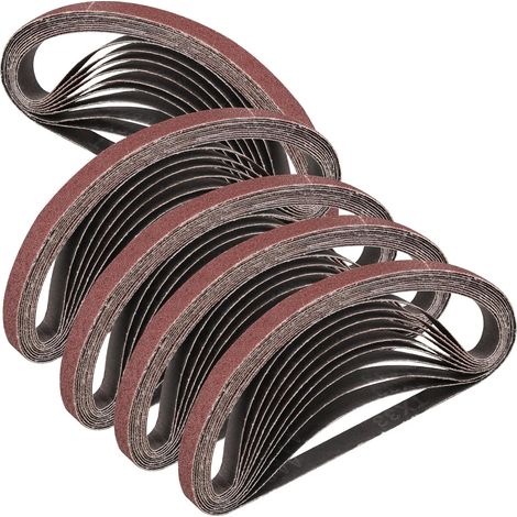 Bande Abrasive 13 x 457 mm,50PCS 80 grain Ensemble de Bandes Abrasives (1/5)
