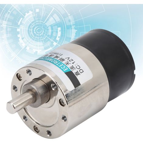 XD-37GB3525 12V bürstenloser Gleichstrommotor, kleiner bürstenloser Getriebemotor, Vorwärts- und Rückwärtslauf, niedrige Drehzahl, 30 U/min (1/5)