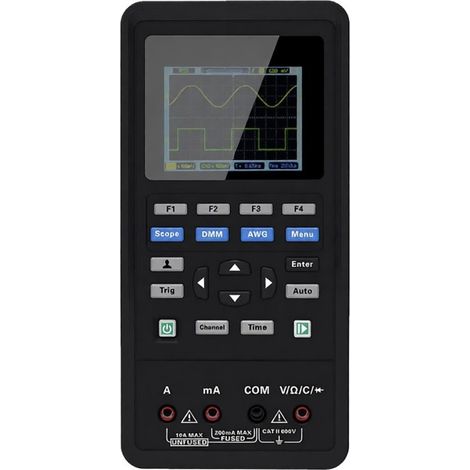 Beyamis Oscilloscope multimètre 2 en 1 - 40MHz 2 canaux portable avec écran LCD (1/5)