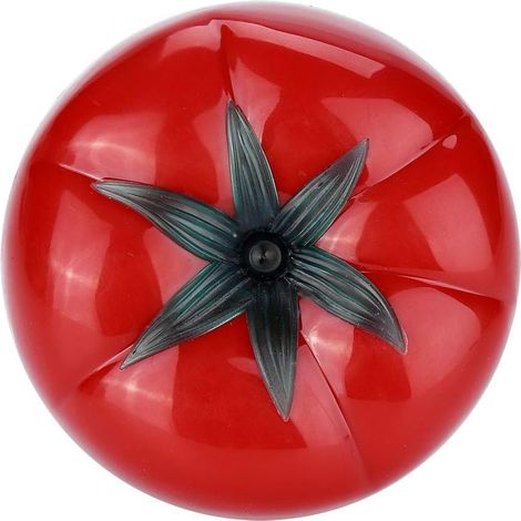 Timer meccanico da cucina a forma di pomodoro, timer per disegnare, timer a cartone animato rotante a 360 gradi, sveglia ad anello per la cucina, ideale per cucinare, giochi sportivi (dimensioni ridot (1/5)