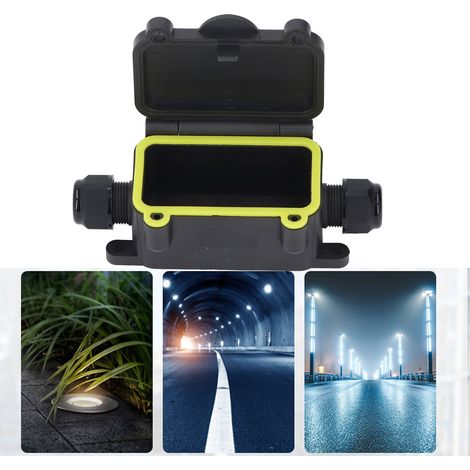 SUNG-zugelassene wasserdichte Anschlussdose, 2-fach, IP68, für Außenbeleuchtung, 450 V, aus Kunststoff, ideal für Außen- und Landschaftsbeleuchtung. (1/5)