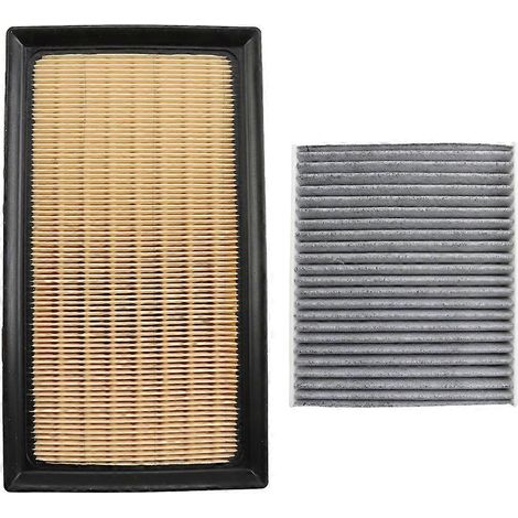 Filtre à air moteur et filtre à air d'habitacle compatibles avec Corolla L4-1.8L (2020-2025) et Prius L4-1.8L (2016-2022) (Modèle : 17801-21060 87139-0E040). (1/5)