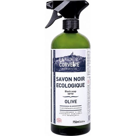 Schwarze Flüssigseife ecocert spray 750ml (1/2)