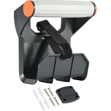 Electraline 94021 Avvolgicavo Avvolgi Prolunghe con maniglia ergonomica e set per il montaggio parete, può avvolgere fino a 25 M di cavo (1/4)