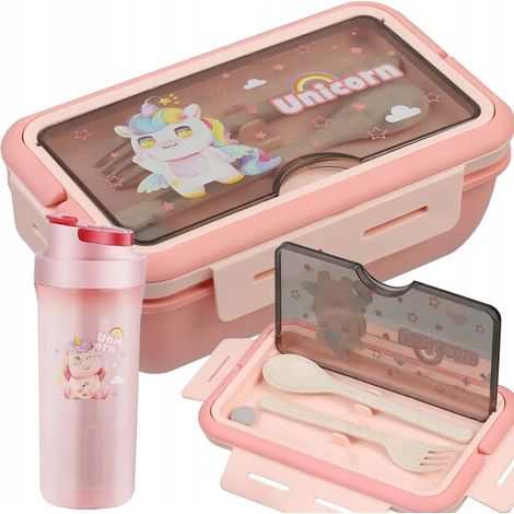 Contenitore Bottiglia da Colazione 1,1L HXD8828 Rosa (48) GABB (1/5)