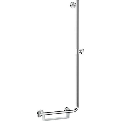 hansgrohe Unica Brausestange Comfort 110 cm rechts, weiß/ chrom,
