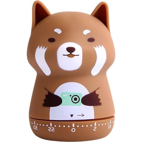 Präziser Koch und Backtimer mit manueller Einstellung bis zu 60 Minuten im niedlichen Panda Design, zum Kochen und Backen. (1/5)