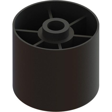 Q&Q pata plastico tika d44 h40 negro , La PATA PLASTICO TIKA d44 H40 NEGRO es una pata de sofá o mueble de alta calidad, fabricada por la reconocida marca Q& (1/2)