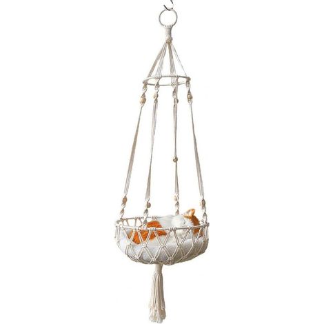Hamaca colgante para gatos - Cama de interior para gatos, nido columpio para gatos, regalos para amantes de los gatos (1/5)