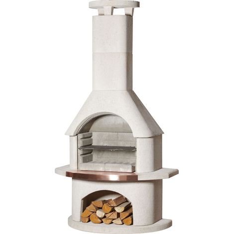 Buschbeck Gartenkamin Venezia BBQ Kohlegrill Holzgrill Grillkamin Grill (1/2)