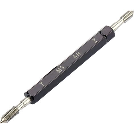 Jauge de filetage à bouchon en acier M3x0.5, outil de mesure manuel de précision (1/5)
