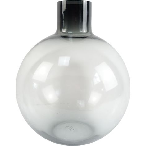 40cm Grey Smoke Bottle Glass Vase (1/5)