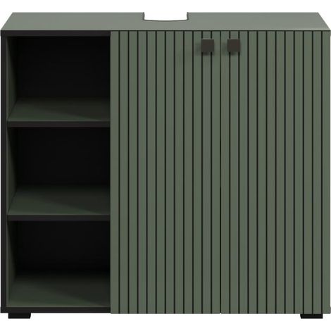 PureBliss Waschbeckenunterschrank grün.