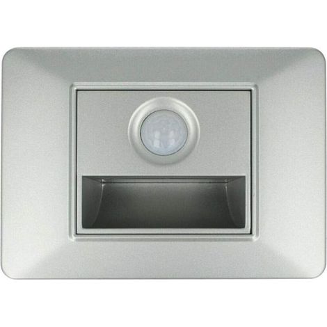 TrAdE Shop Traesio - Segnapasso Led Da Incasso Con Sensore 1.6w Bianco Luce Fredda Automatico -