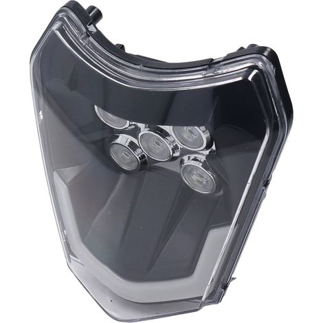 Superheller 5-LED-Motorradscheinwerfer, wasserdicht, verstärkte Dichtung, stoßfester Ersatz für EXC SXF MX Cross Off-Road (1/5)