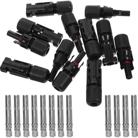 teiliges Set Photovoltaik Steckverbinder Stecker und