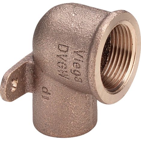 Viega Rosone a muro, d 15mm, Rp 3/8 bronzo rosso Modello 94472G, 112813